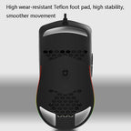 DELUX M700BU 7 Keys Wired Games Mouse Desktop Wired Mouse, Style:, 3325 (Support 10000DPI), 3389 (Support 16000DPI)