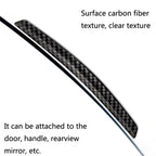 3 Sets DM-047 Rearview Mirror Carbon Fiber Anti-Scratch Door Anti-Collision Strip, DM-047  Anti-Collision Strip
