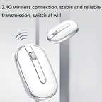 DELUX M326 4 Keys Wireless Silent Mouse Portable Laptop Mouse