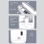 DELUX M326 4 Keys Wireless Silent Mouse Portable Laptop Mouse
