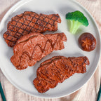 Simulation Food Model Photo Photography Props, 1 PC Brushed Steak, 1 PC Fragrant Steak, 1 PC Linger Steak, 2 PCS Chicken Wings, 3 PCS Squid, 3 PCS Pork Mouth, 3 PCS Poached Egg, 3 PCS Hot Dog, 4 PCS Corn, 4 PCS Broccoli, 4 PCS Mushroom, 10 PCS Root    ...