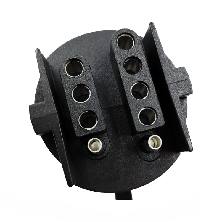 VP190U Route Trailer 7P Turn 4P 5P Plugs Double Row Plug US Plug, 7P Turn 4P 5P
