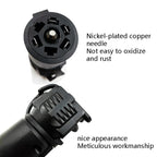 VP190U Route Trailer 7P Turn 4P 5P Plugs Double Row Plug US Plug, 7P Turn 4P 5P