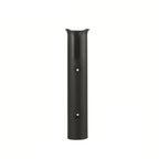 2 PCS Plastic Nylon Single Rod Holder Single Tube Rod Holder Marine Yacht Rod Barrel, Black, White