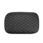 Leather Car Universal Central Armrests Pad Anti-Slip Armrest Box Mat, Universal