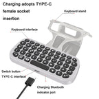 DOBE TP5-0556 Bluetooth Keyboard Wireless Gamepad With Headphone Jack For PS5, TP5-0556 Bluetooth Keyboard
