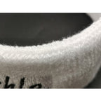Enochle Sports Sweat-Absorbent Headband Combed Cotton Knitted Sweatband, Enochle Headband (Yellow)
