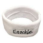 Enochle Sports Sweat-Absorbent Headband Combed Cotton Knitted Sweatband, Enochle Headband (Yellow)