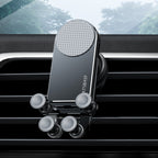 Oatsbasf Car Gravity Metal Bracket Scalable and Stable Mobile Phone Bracket Folding Screen Mobile Phone Exclusive Car Bracket, Folding Screen Outlet Black, Folding Screen Outlet Silver, Folding Screen Paste Black