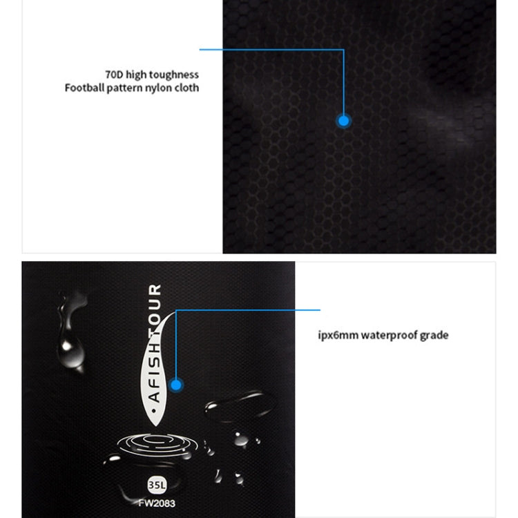 AFISHTOUR Outdoor Bunch Storage Bag Multi-Function Light Thin Waterproof Storage Bag, 1L, 5L, 10L, 20L, 35L