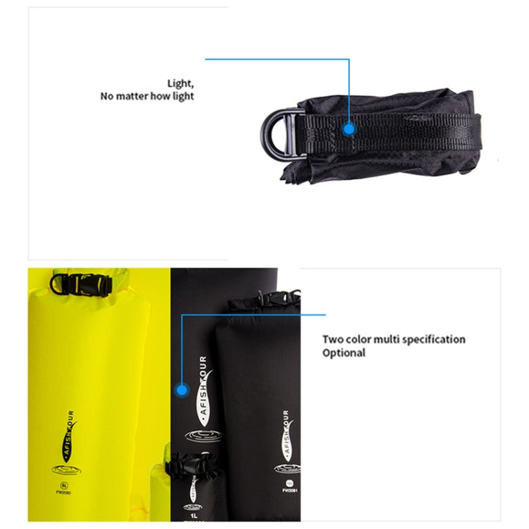 AFISHTOUR Outdoor Bunch Storage Bag Multi-Function Light Thin Waterproof Storage Bag, 1L, 5L, 10L, 20L, 35L