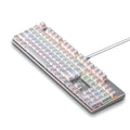104 Keys Green Shaft RGB Luminous Keyboard Computer Game USB Wired Metal Mechanical Keyboard, Cabel Length:1.5m, Style:, Ordinary Version (Black), Ordinary Version (White), Double Imposition Version (White Pink), Double Imposition Version (Pink White) ...