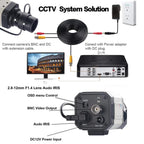 Vanxse 4MP Ultra HD PoE Camera With 2.8-12mm Zoom Lens, NTSC, PAL