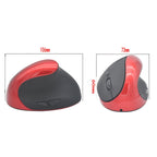 JSY-03 6 Keys Wireless Vertical Charging Mouse Ergonomic Vertical Optical Mouse, White, Red, Purple, Blue, Black, Silver Gray