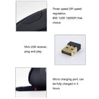 JS-5D 6 Keys 2.4G Ergonomic Vertical Mouse Cross-Border Wireless Charging Mouse
