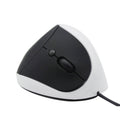 JSY-05 6 Keys Wired Vertical Mouse Ergonomics Brace Optical Mouse, White, Red, Purple, Blue, Black, Silver Gray