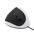 JSY-05 6 Keys Wired Vertical Mouse Ergonomics Brace Optical Mouse, White, Red, Purple, Blue, Black, Silver Gray