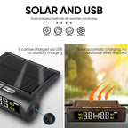 T1 Vehicle-mounted Solar Wireless Tire Pressure Monitoring System General-purpose Vehicle Tire Pressure Thermometer, T1