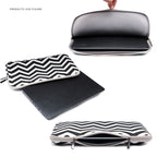 LiSEN LS-525 Wavy Pattern Notebook Liner Bag, 10 inches, 11.6 inches, 12 inches, 13 inches, 14 inches, 15 inches