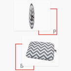 LiSEN LS-525 Wavy Pattern Notebook Liner Bag, 10 inches, 11.6 inches, 12 inches, 13 inches, 14 inches, 15 inches