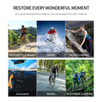 SC002-12 4K Outdoor Sports Camera WiFi Diving Waterproof Mini Camera, Black
