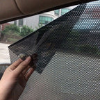 Car Electrostatic Sunshade Stickers Window Glass Sunscreen Heat Insulation Stickers Taiwanese Point Hole Film, 120 x 60cm