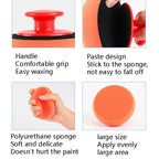 3 Sets Handle Polished Waxing Sponge Car Waxing Wash Tool, Waxing Sponge
