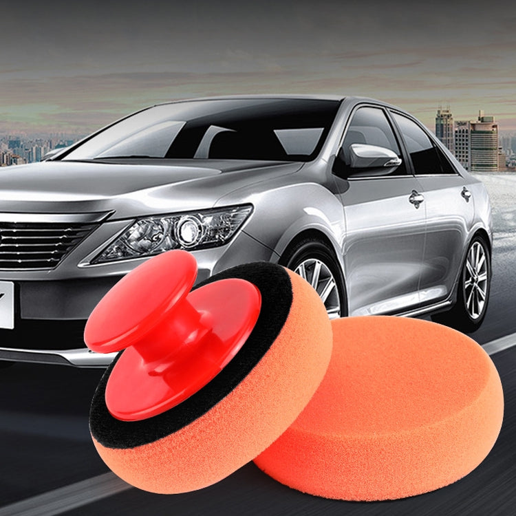 3 Sets Handle Polished Waxing Sponge Car Waxing Wash Tool, Waxing Sponge