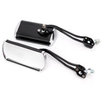 1 Pair BG-114 Electric Car Mirror Handlebar Safety Mirror Reversing Mirror Mountain Bike Rearview Mirror, Red, Blue, Black, Silver