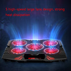 ICE COOREL K5 Laptop Radiator Computer Cooling Bracket, Standard Version (Black Red), Standard Version (Black Blue), Touch Version (Black Red), Touch Version (Black Blue)