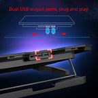 ICE COOREL K5 Laptop Radiator Computer Cooling Bracket, Standard Version (Black Red), Standard Version (Black Blue), Touch Version (Black Red), Touch Version (Black Blue)