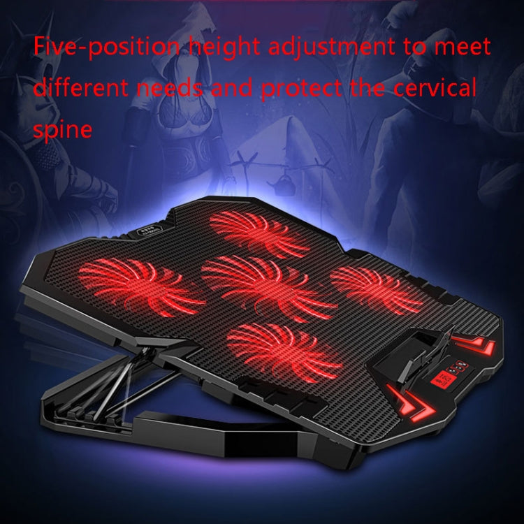 ICE COOREL K5 Laptop Radiator Computer Cooling Bracket, Standard Version (Black Red), Standard Version (Black Blue), Touch Version (Black Red), Touch Version (Black Blue)