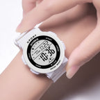 SYNOKE 9109 Student Multifunctional Waterproof Colorful Luminous Electronic Watch, Black, Pink, White, Lake Green