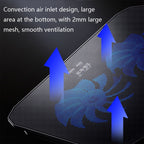ICE COOREL N106 Laptop Base Adjustment Radiator Dual-Fan Notebook Cooling Bracket, Standard Version (Blue Light), Standard Version (Red Light), Luxury Version (Knight Dark), Luxury Version (Ivory White), Luxury Version (Sea Blue)                       ...