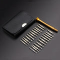 2 Sets 25 In 1 Multi-Purpose Leather Case Manual Screwdriver Batch Set Mobile Phone Notebook Repair Tool, 25 in 1(With Magnetic)