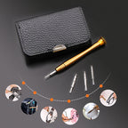 2 Sets 25 In 1 Multi-Purpose Leather Case Manual Screwdriver Batch Set Mobile Phone Notebook Repair Tool, 25 in 1(With Magnetic)