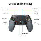 Bluetooth Wireless Gamepad  Built-In Dual Motors With TURBO Function Suitable For Switch Pro, MB-S804