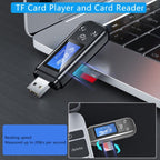 K15Pro With LCD Screen Bluetooth Adapter Audio Receiver Transmitter 3.5mm AUX Car Hands-Free, K15Pro