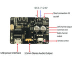 2 PCS XY-WRBT Bluetooth 5.0 Decoder Board Stereo Audio Module Wide Voltage Speaker Amplifier, Without Remote Control, With Remote Control