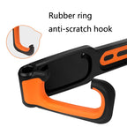BG-R16 Bicycle Folding Wall Movable Hook Bicycle Mountain Bike Display Rack Parking Rack, Black Orange, Black Blue, Black White