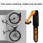 BG-R16 Bicycle Folding Wall Movable Hook Bicycle Mountain Bike Display Rack Parking Rack, Black Orange, Black Blue, Black White