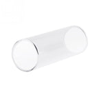 M02219 4 in 1 Plexiglass Slid Bar + Stainless Steel Slid Bar + Celluloid Guitar Finger Pick + Plastic Box Set, Plexiglass Slid Bar
