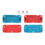 DOBE TNS-1135 Game Console Integrated All-Inclusive Soft Slip Protective Case For Nintendo Switch OLED, White, Red, Blue