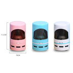 XCQ-01 Multifunctional Desktop Vacuum Cleaner with Pencil Sharpener Function, White, Pink, Blue
