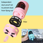 XCQ-01 Multifunctional Desktop Vacuum Cleaner with Pencil Sharpener Function, White, Pink, Blue