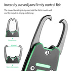 Multifunctional Fish Control Device Aluminum Alloy Lengthened Road Sub Pliers, With Scale Fish Control Device (Grass Green), With Scale Fish Control Device (Blue)