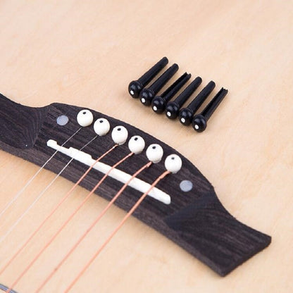 100 PCS Plastic Conical Cone String Nail for Guitar