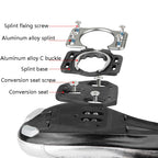 MEROCA Road Lock Shoes Card Three Pardin Bicycle Lollipops Self-Locking Pedal With Lock, Style:, Titanium Alloy Axis (Black), Titanium Alloy Axis (Red), Steel Axis (Black), Steel Axis (Red)