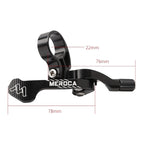 MEROCA Bicycle Telescoping Pipeline Controller Lifting Sitting Pipeline Control Switch, Black, Black Red, Black Green, Black Purple, Black Blue