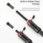 CYCLINGBOX BG-1044 Bicycle Aluminum Portable High Pressure Air Pump Universal Nozzle, CYCLINGBOX BG-1044(Black)